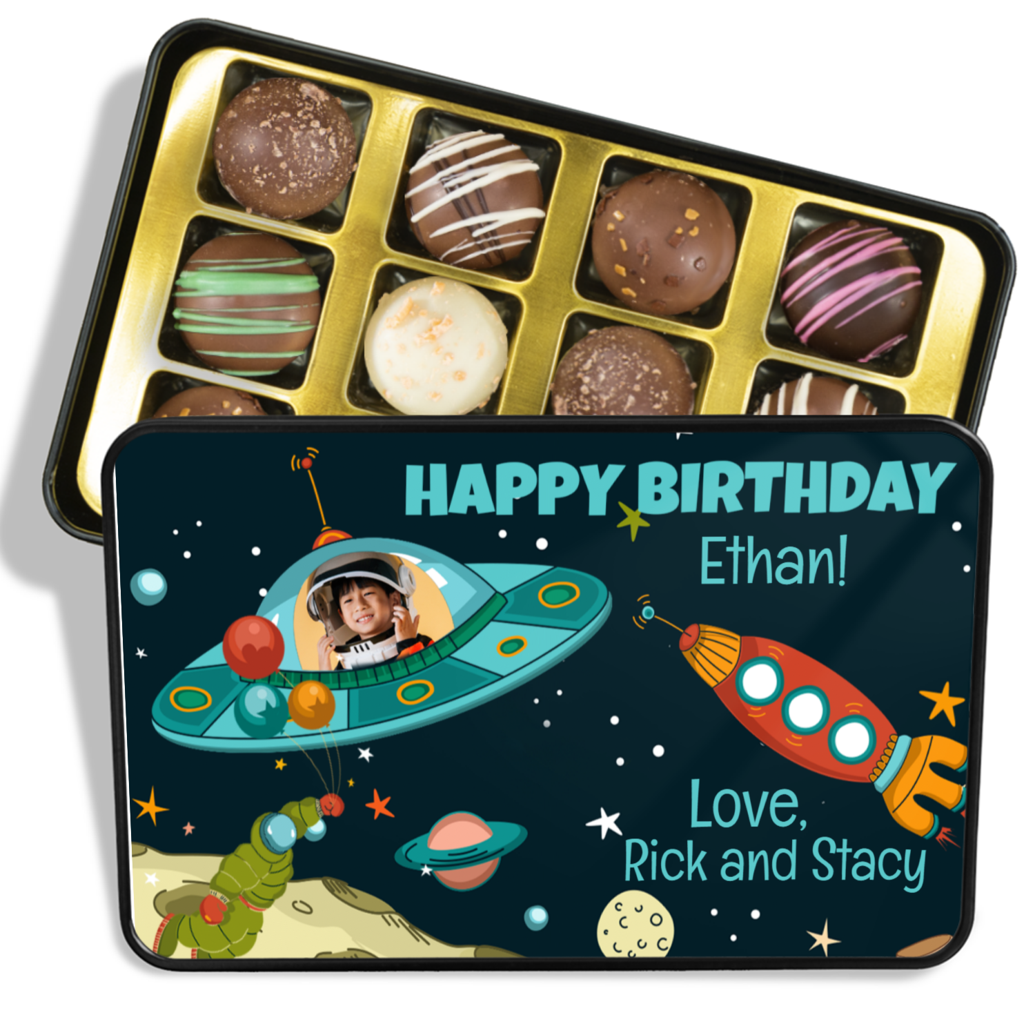 Personalize Chocolate Truffles for her