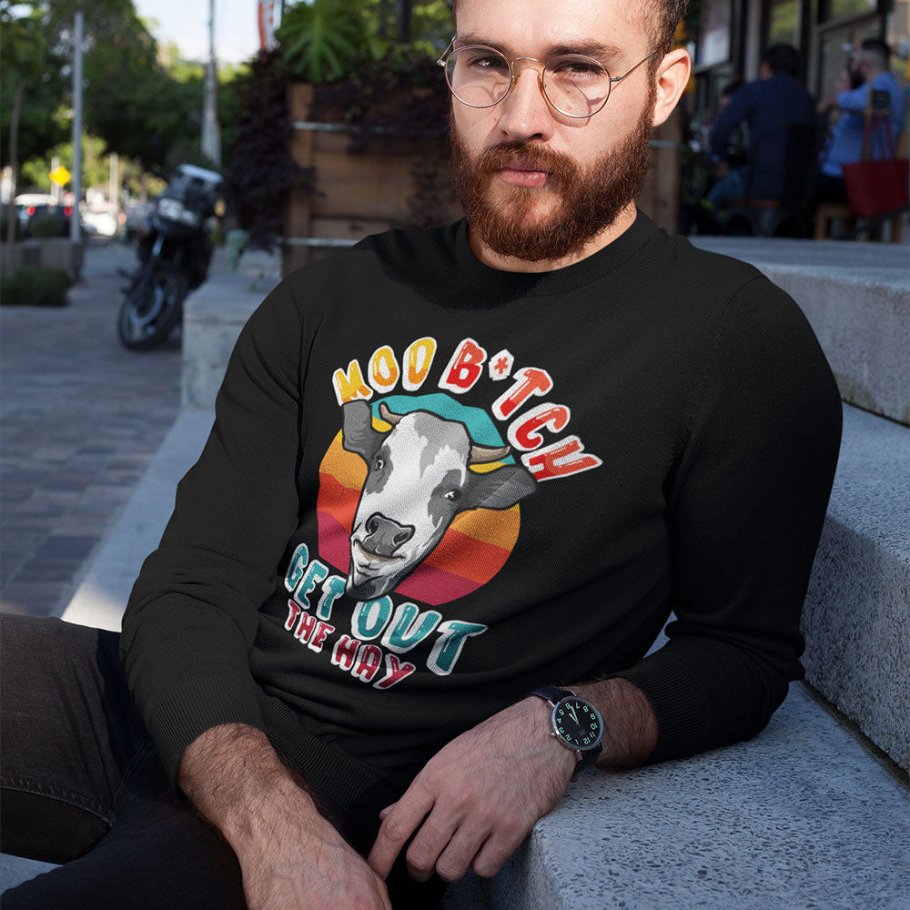 Get Out The Hay | Black Crewneck