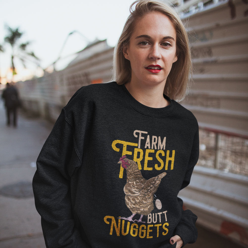 Farm Fresh | Black Crewneck