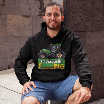 I'd Rather Be Farming | Black Hoodie