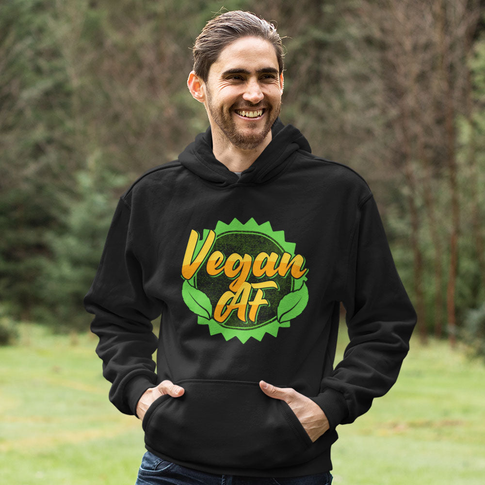 Vegan AF | Black Hoodie