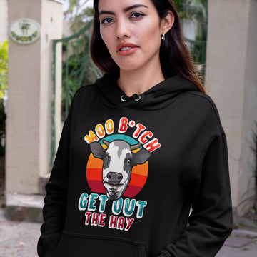 Get Out The Hay | Black Hoodie