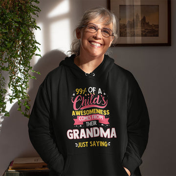 Awesome Grandkids | Black Hoodie