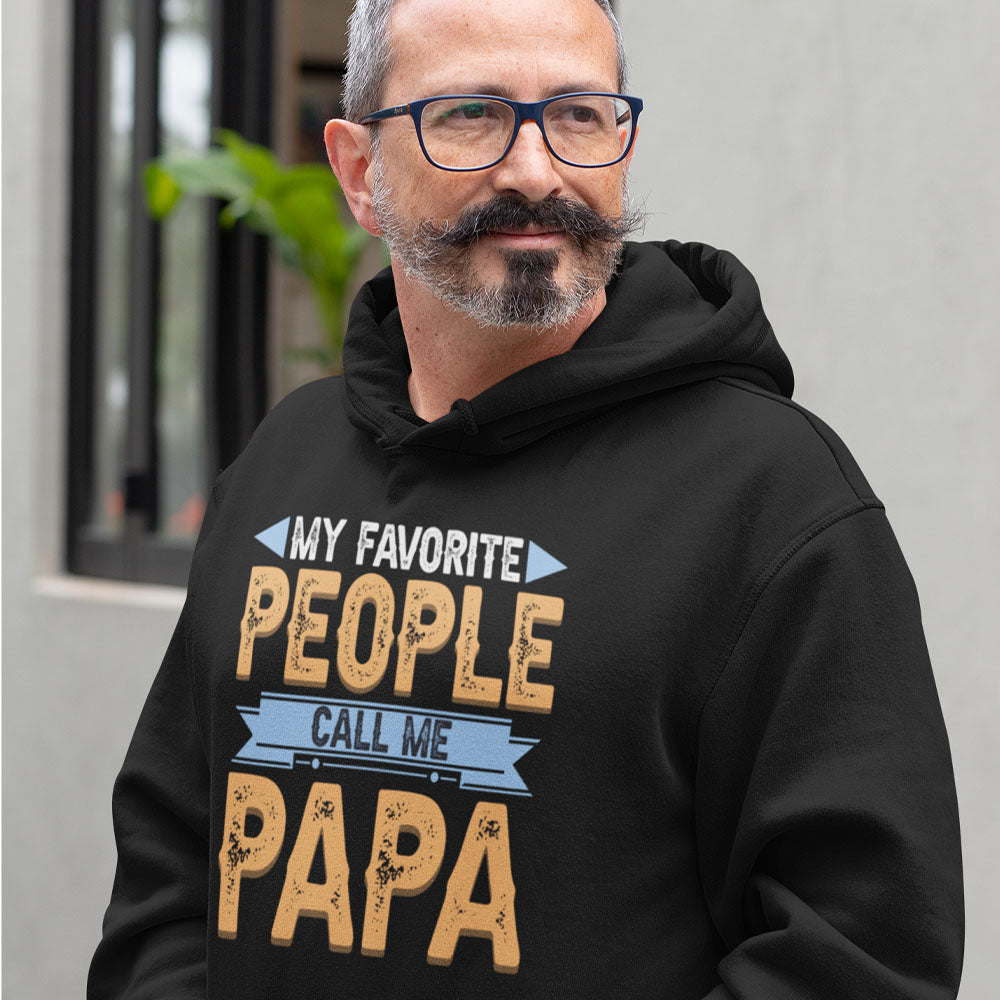 Papa | Black Hoodie