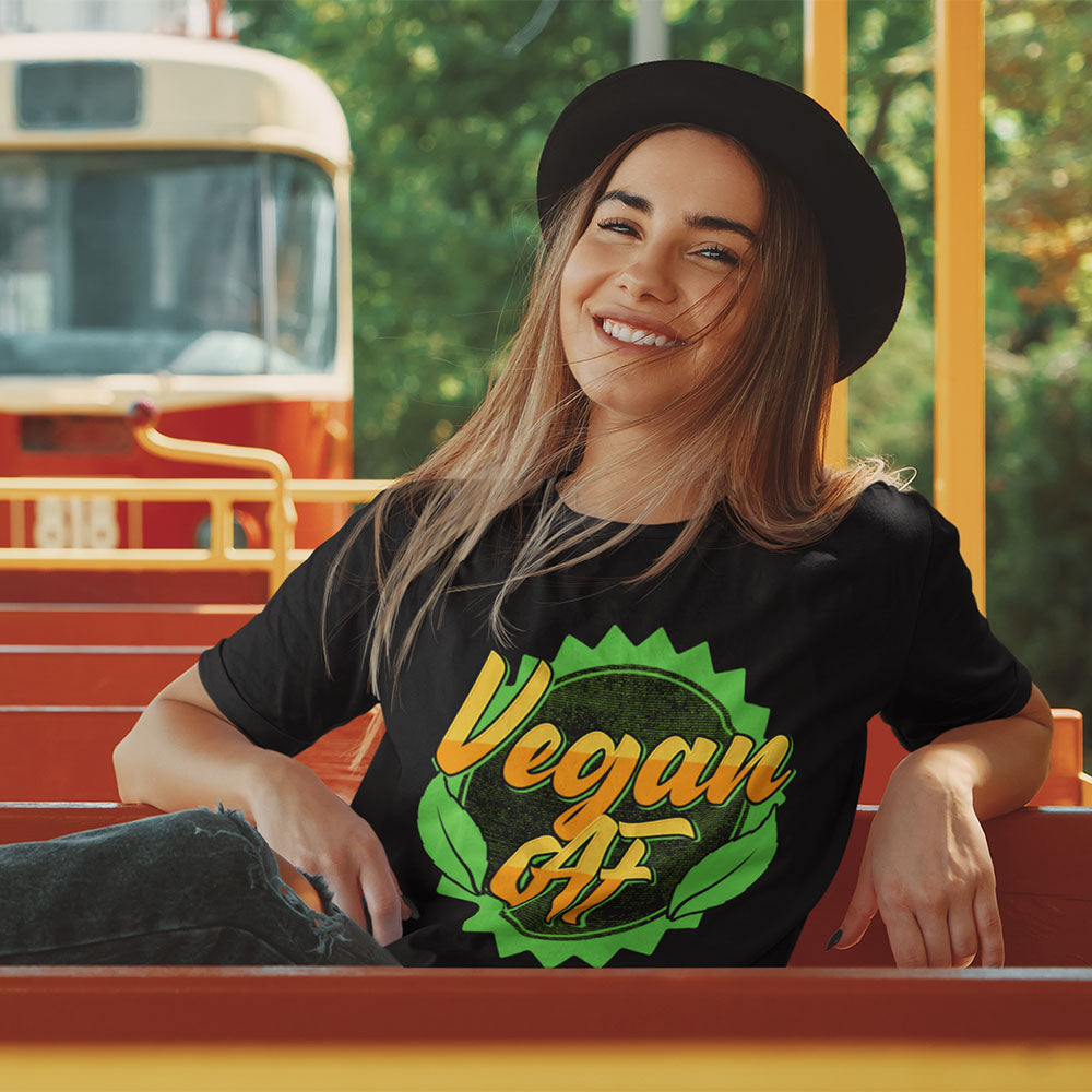 Vegan AF | Black Tee Shirt