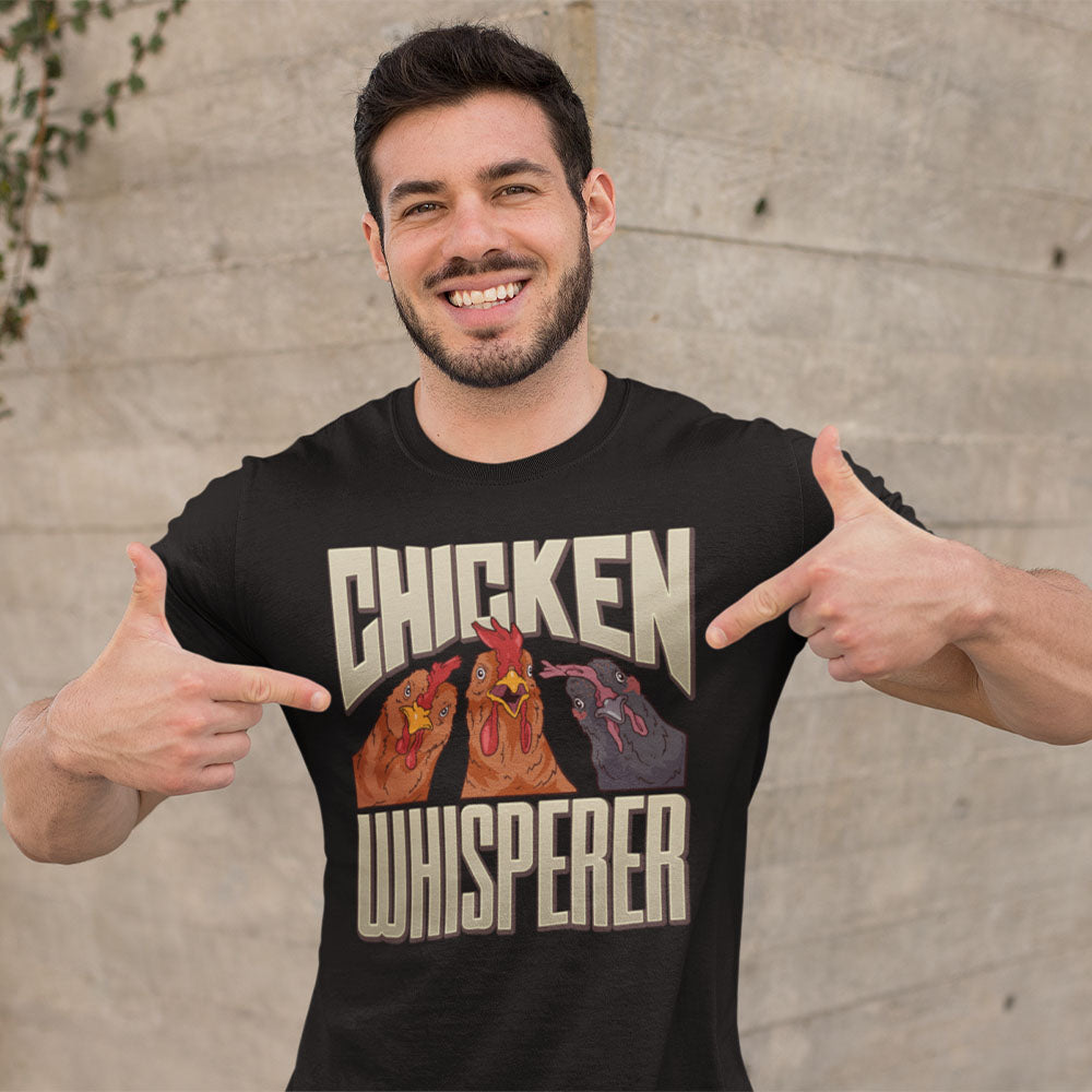 Chicken Whisperer | Black Tee Shirt