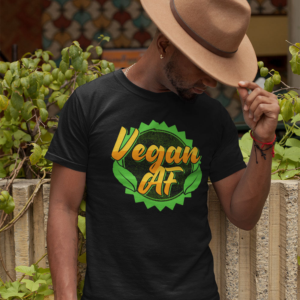 Vegan AF | Black Tee Shirt