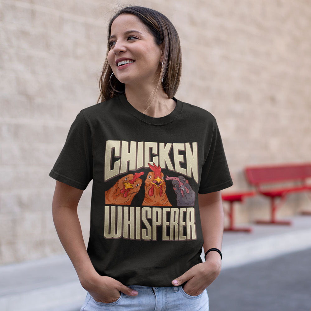 Chicken Whisperer | Black Tee Shirt