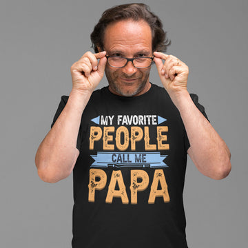 Papa | Black Tee Shirt