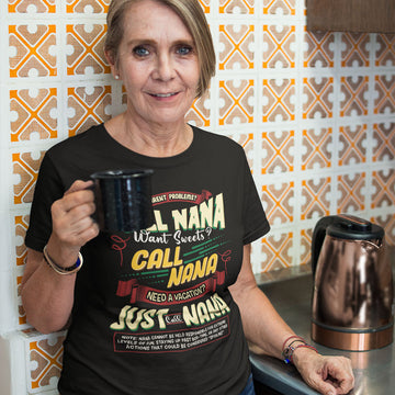 Call Nana | Black Tee Shirt