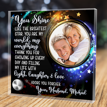 You Shine |  Lumenglass Message Stand & Jewelry