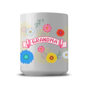 Grandma Floral | 15oz Coffee Mug