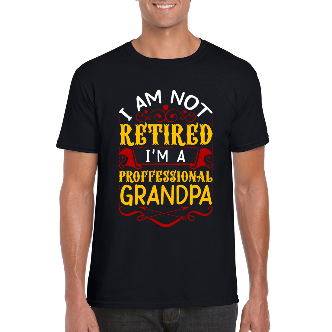 Pro Grandpa | Black Tee Shirt