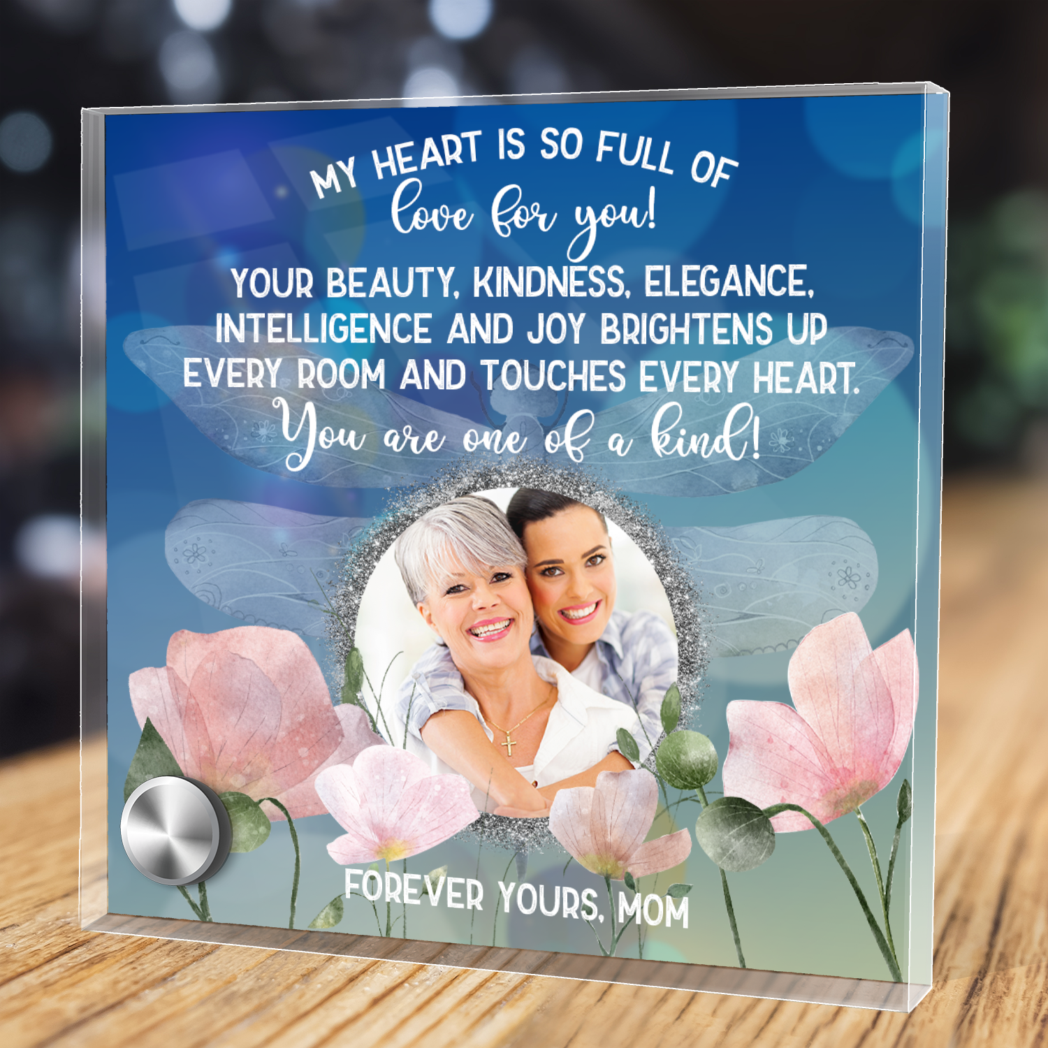 Heart Full Of Love |  Lumenglass Message Stand