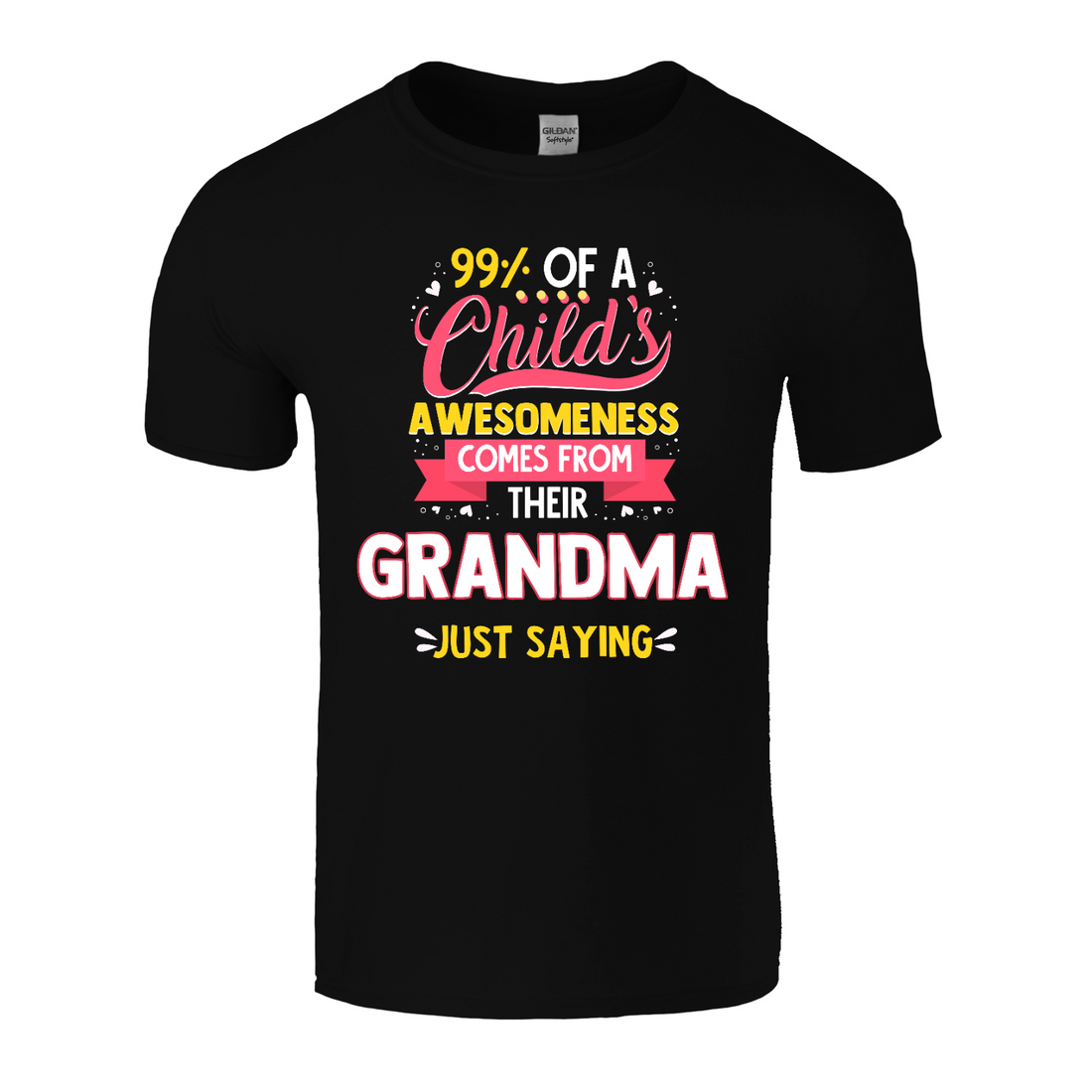 Awesome Grandkids | Black Tee Shirt