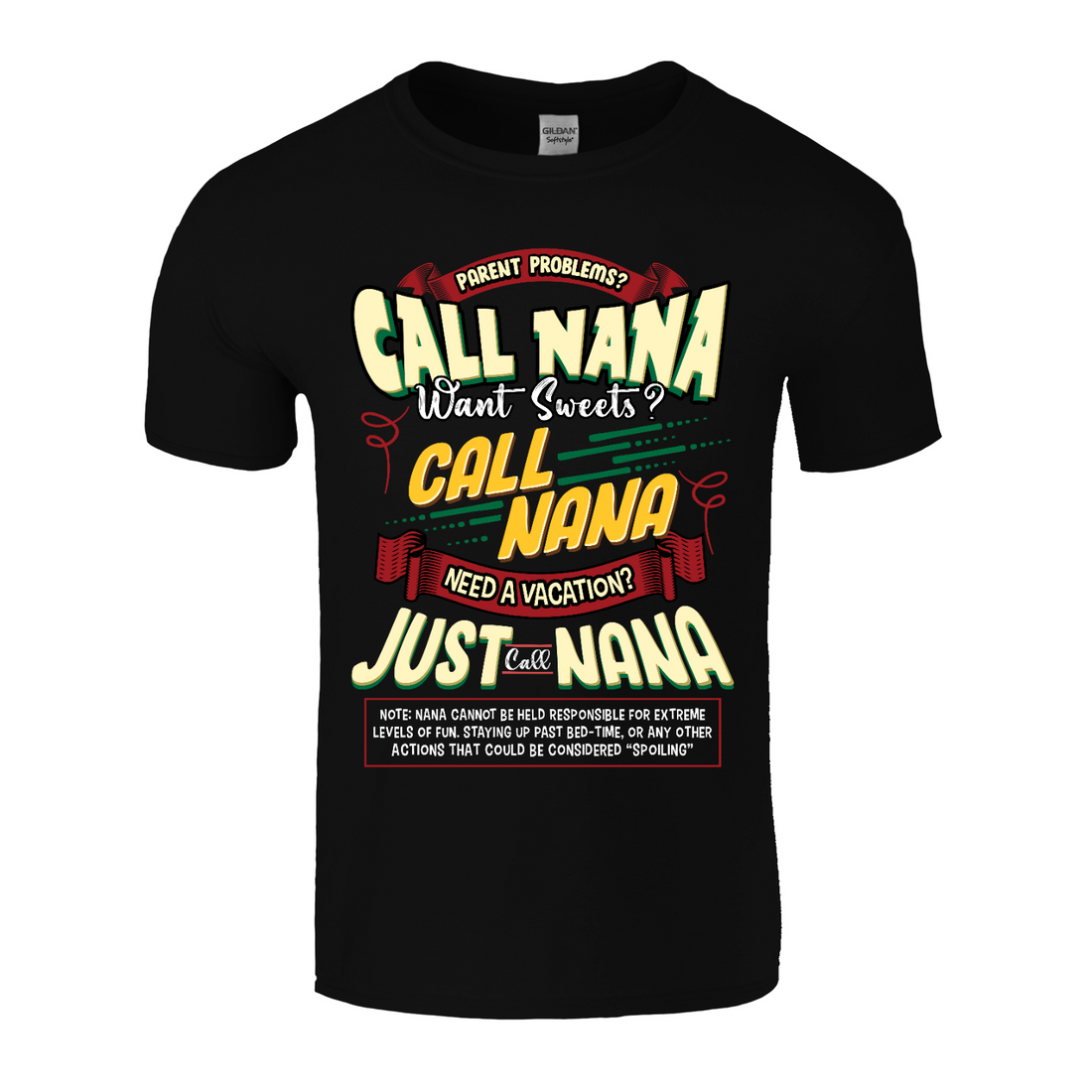 Call Nana | Black Tee Shirt