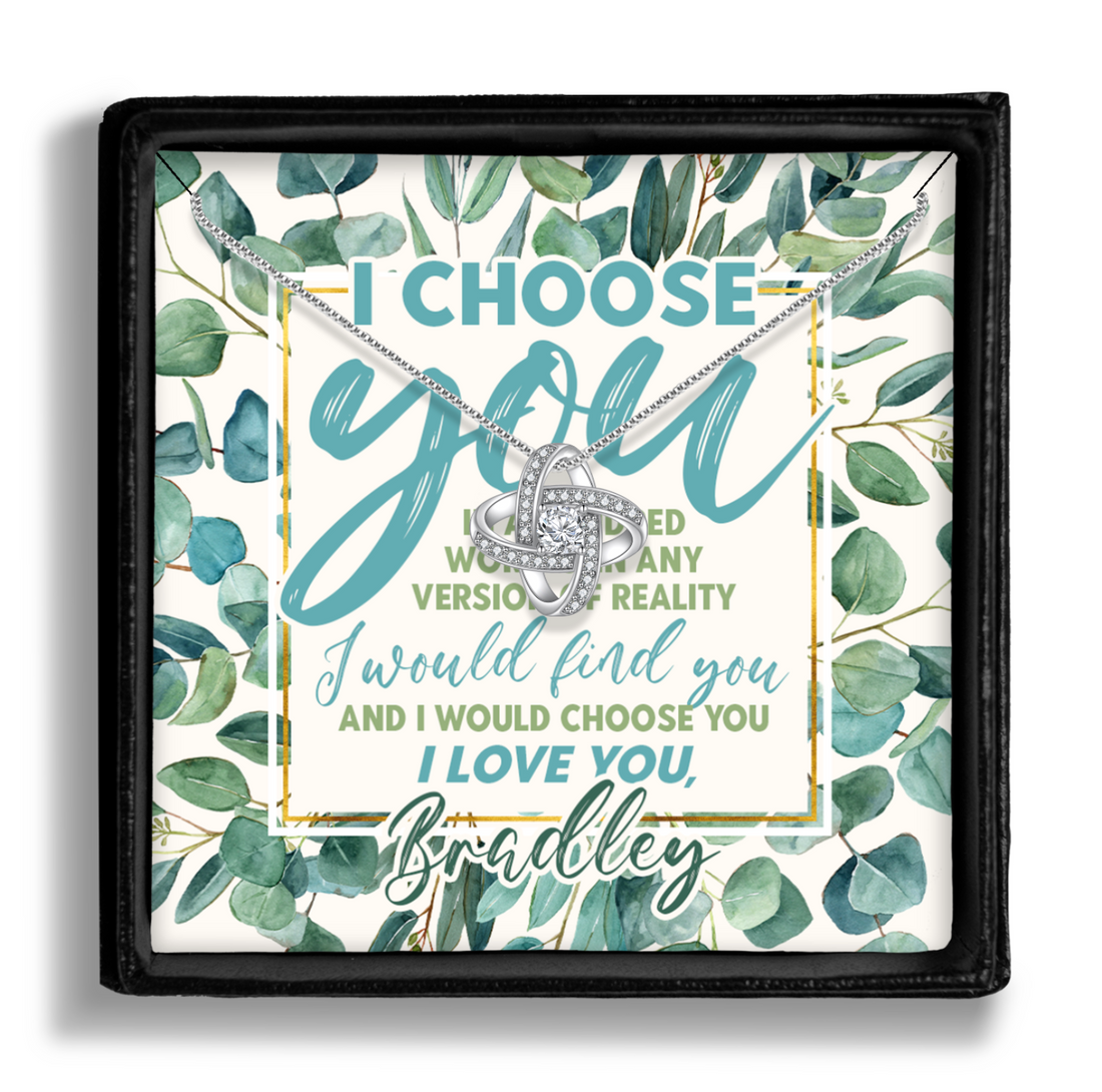 I Choose You | Jewelry With Message Card