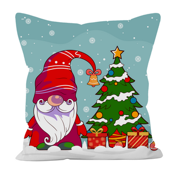 Christmas Gnome Pillowcase - Christmas Cushion - Gnome Decorative Pillow - Christmas Decoration Pillow - Holiday Pillowcase - Christmas Gift