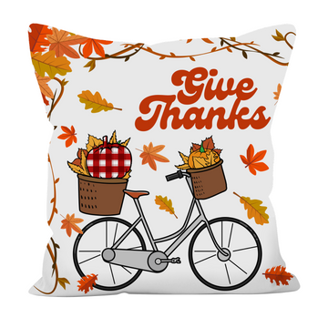 Give Thanks Pillowcase - Autumn Pillow cover - Fall Pillowcase - Fall Décor - Autumn Home Décor - Fall Pillow cover - Thanksgiving Gift