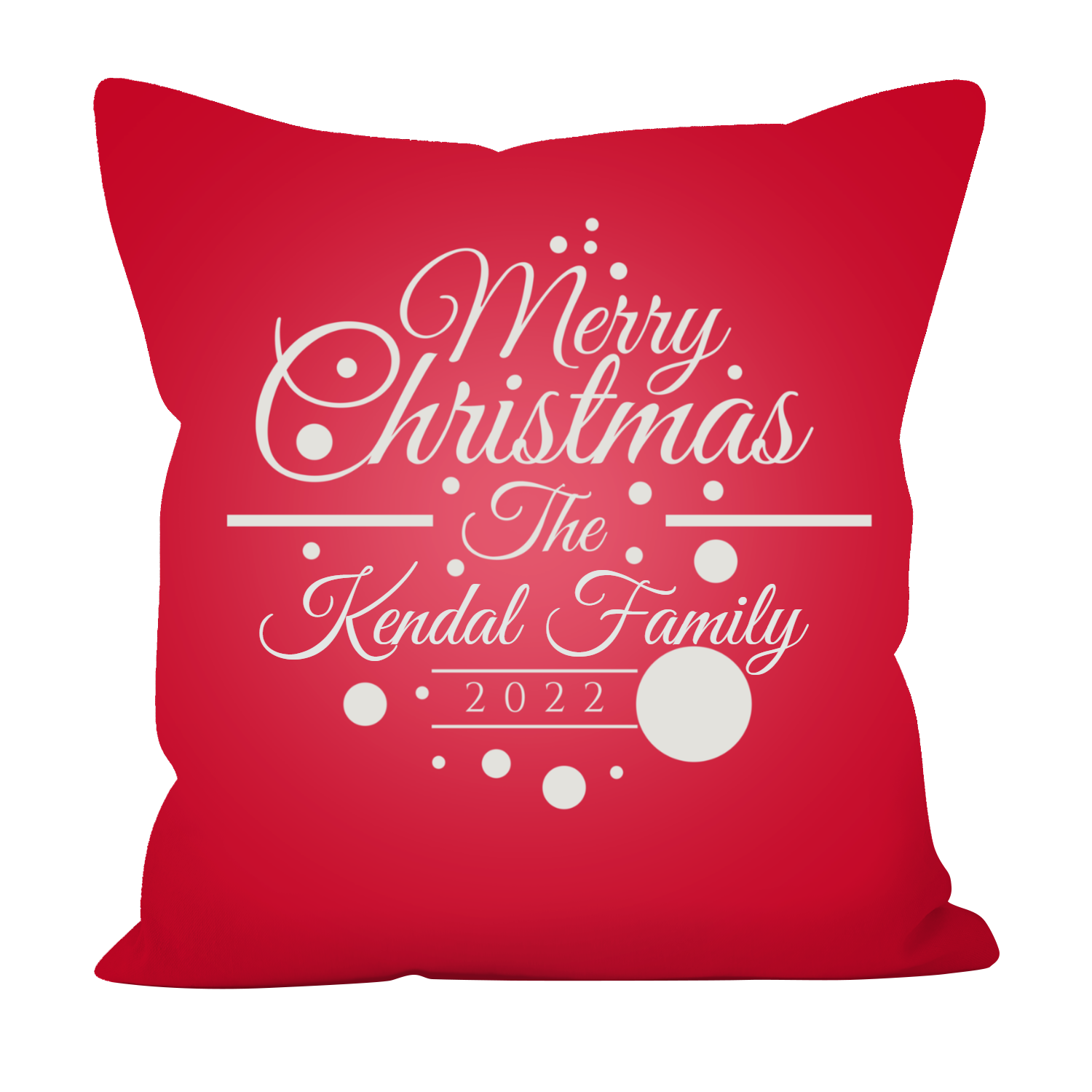 Personalized Christmas Pillowcase -  Merry Christmas 2022 Cushion - Christmas Decorative Pillow cover - Holiday Pillowcase - Christmas Gift