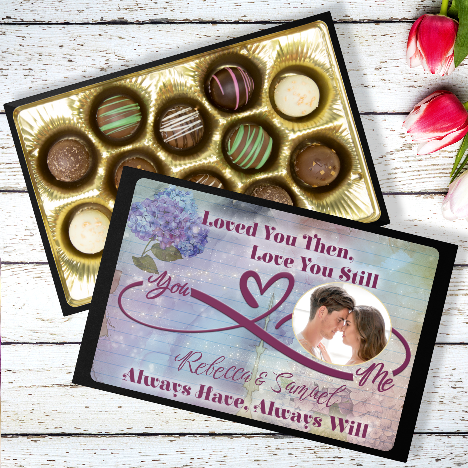 ZOROY LUXURY CHOCOLATE Long Valentines day Love Gift Box of Passionate