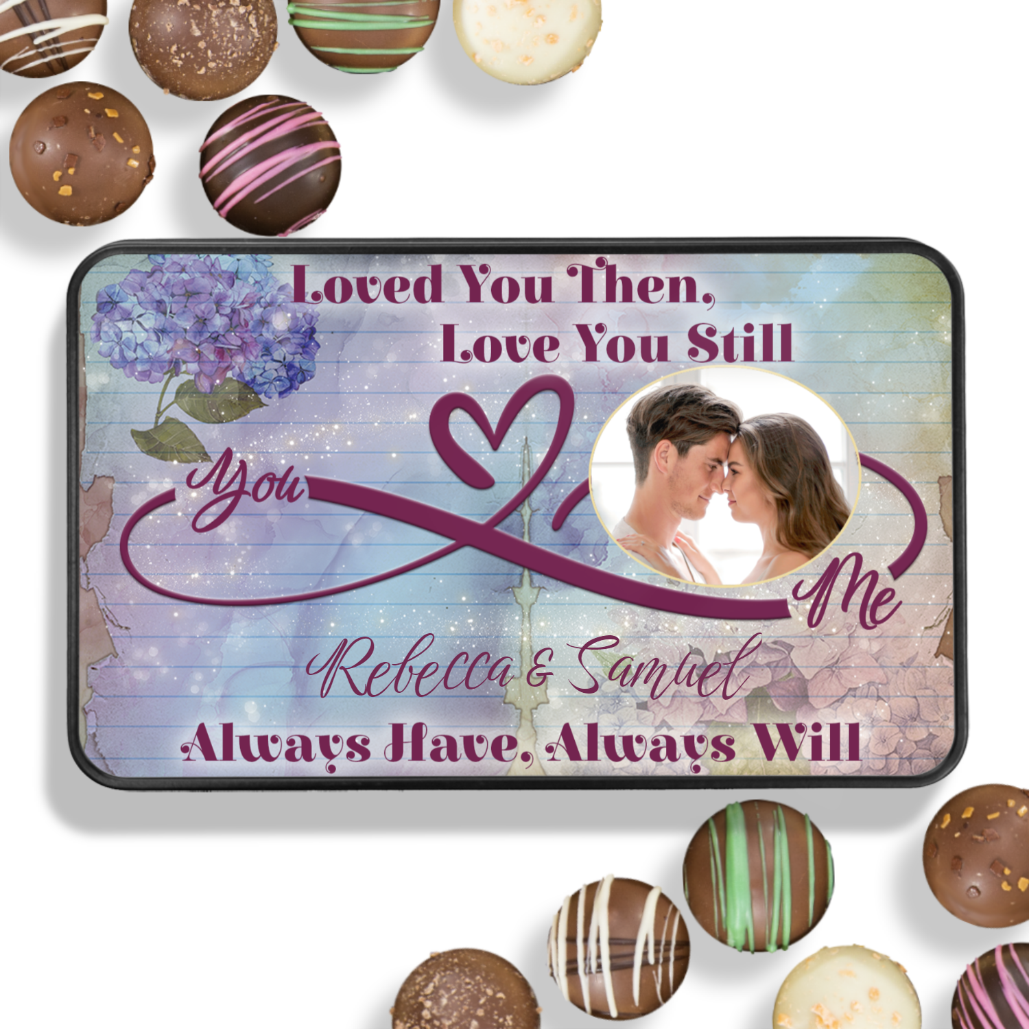 Beautiful I Love You Chocolate Gift Box (with Printed Chocolates) –  CHOCOCRAFT