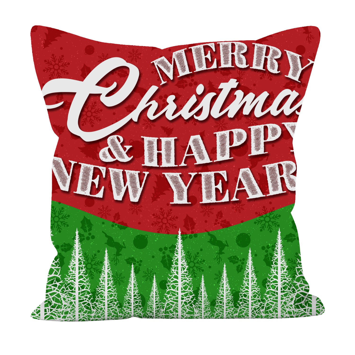 Merry Christmas and Happy New Year Pillowcase - Christmas 2022 Cushion - Christmas Decorative Pillow- Holiday Pillowcase - Christmas Gift