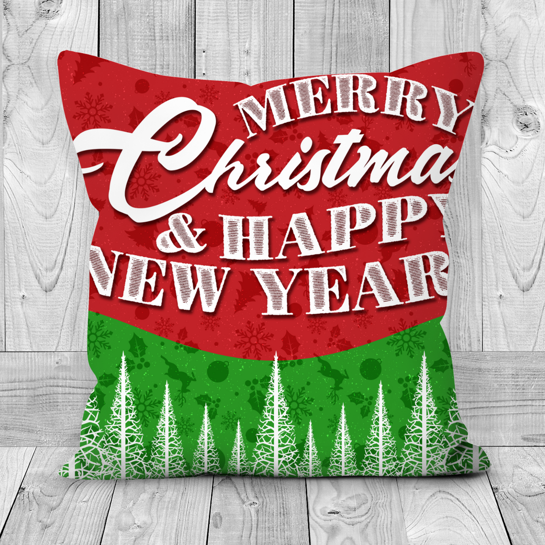 Merry Christmas and Happy New Year Pillowcase - Christmas 2022 Cushion - Christmas Decorative Pillow- Holiday Pillowcase - Christmas Gift