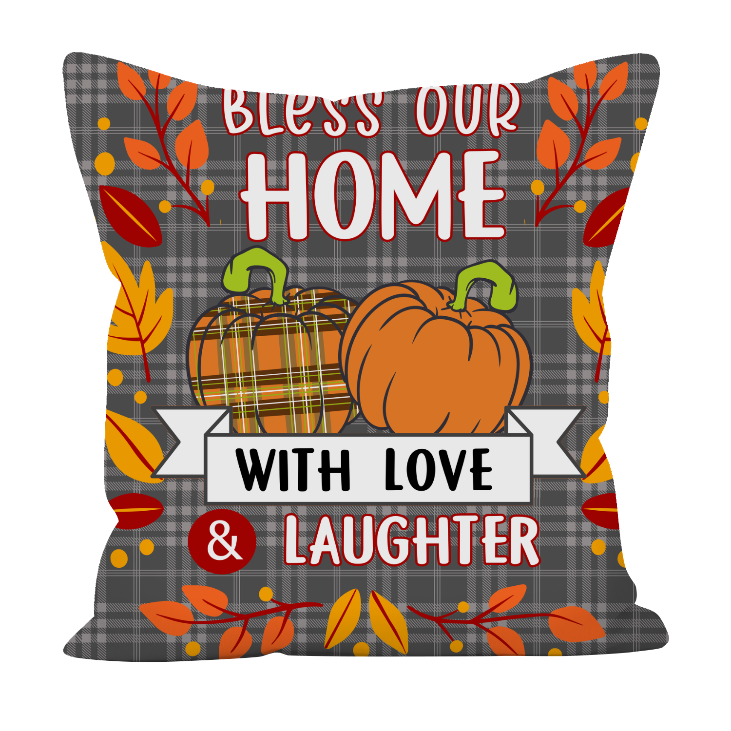 Bless Our Home Pillowcase - Autumn Pillow cover - Fall Pillowcase - Fall Décor - Autumn Home Décor - Fall Pillow cover - Thanksgiving Gift