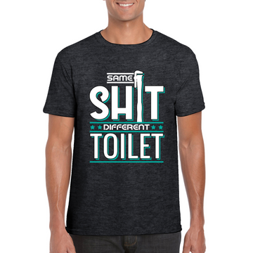 Same Shit T-shirt - Plumber T-shirt - Professional T-shirt - Plumber Appreciation Gift - Gift for Plumber - Adult Unisex T-shirt